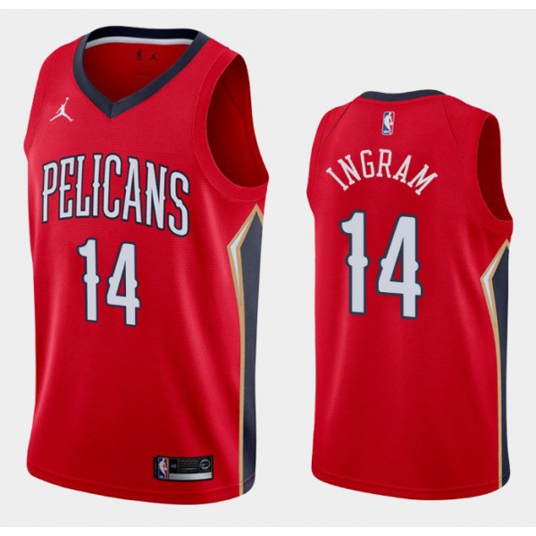 New Orleans Pelicans Trikot Brandon Ingram 14 2020-2021 Jordan Brand Statement Edition Swingman - Herren New Orleans Pelicans Trikot Brandon Ingram 14 2020-2021 Jordan Brand Statement Edition Swingman - Herren